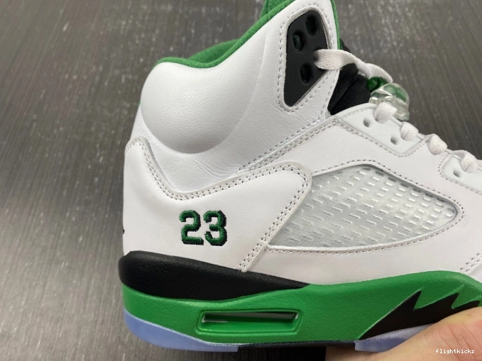 Air Jordan DD9336-103 Green WMNS 5 Lucky 1001